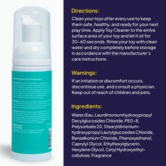 Hello Toy Cleaner, Adult Toy Cleaner with Easy to Use Pump, Natural Gentle Fo…