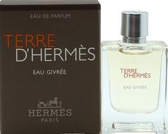 HERMES TERRE D’HERMES EAU GIVREE EAU DE PARFUM MINI SPLASH MEN 0.17 Oz/ 5 ml NEW