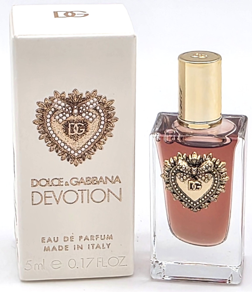 Dolce & Gabbana DEVOTION Eau de Parfum Perfume Mini Travel Bottle .17 oz NEW