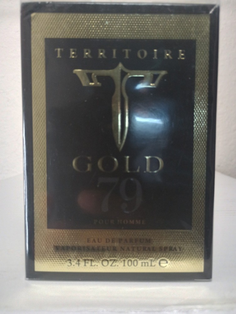 Territoire Gold 79 Pour Homme Eau de Parfum 3.4 oz / 100ml New Sealed