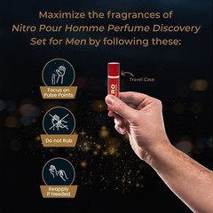 NITRO DUMONT PARIS POUR HOMME 9 * 0.34 EAU DE PARFUM SPRAY SET: NITRO + NITRO…