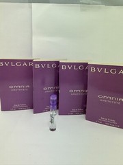 Omnia Amethyste by BVLGARI 0.05oz/1.5ml Luxury Samples made in Italy – lot of 4