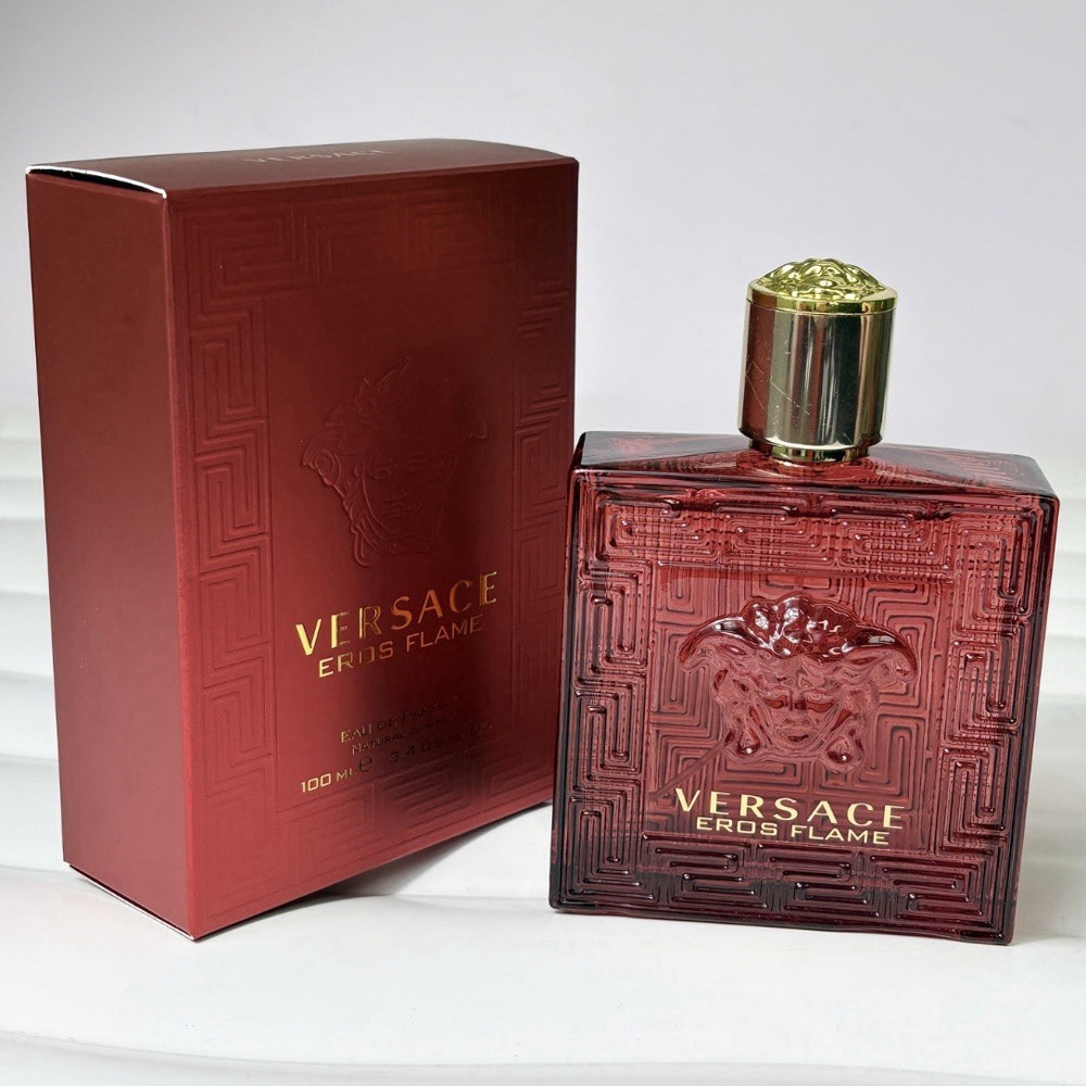 Versace Eros Flame Eau de Parfum Spray, Regular Size 3.4 fl oz