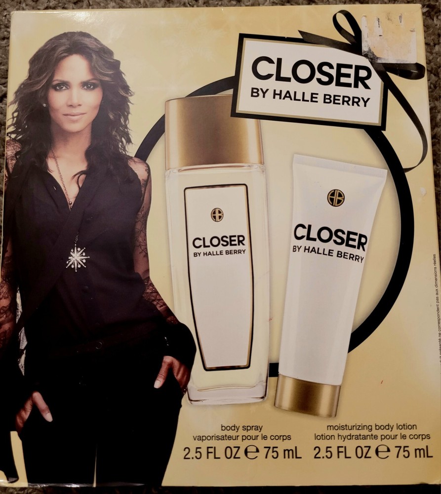 Closer by Halle Berry 2.5 oz Women’s Body Spray +2.5 oz Moisturizing Body Lotion