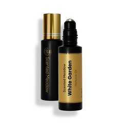 Scented Meadow White Garden Roll-On Perfume Oil for Women – 0.5 fl oz (15 ml)