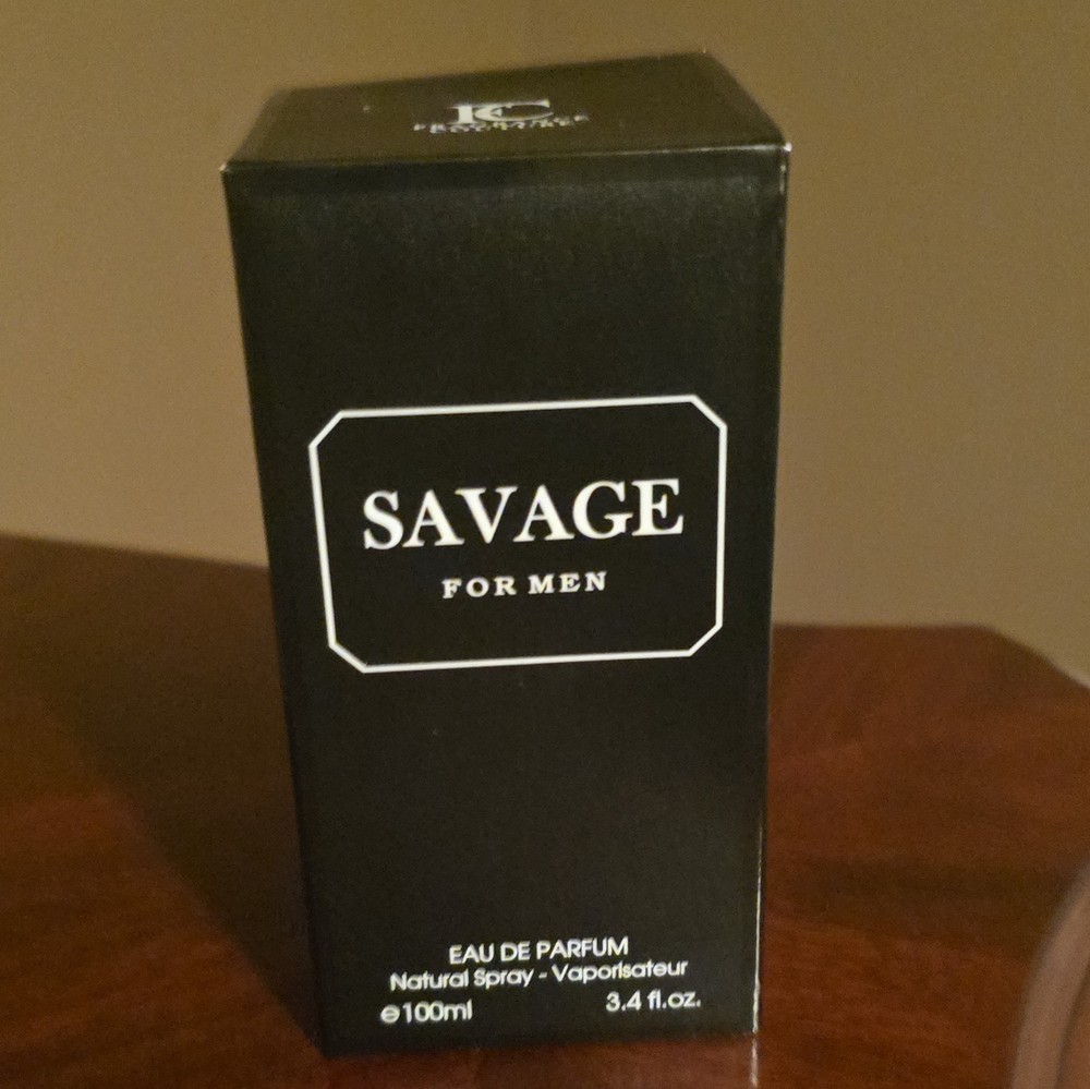 I9 Perfumes Savage for Men Eau de Parfum Spray Regular Size 3.4 fl oz