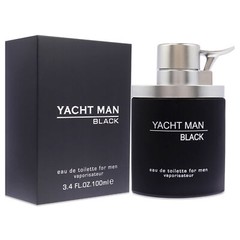 Myrurgia Yacht Man Black for Men – 3.4 oz EDT Spray