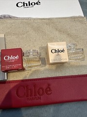 Chloe 4 Pcs DELUXE MINI EDP Perfume, SPLASH Dabber, Spray Vial And Pouch New