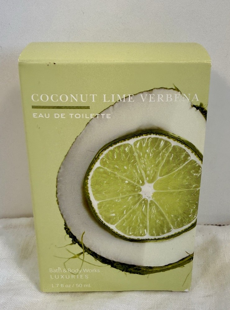 NIB Bath & Body Works Coconut Lime Verbena Eau de Toilette EDT Spray 1.7 oz RARE