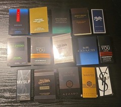 15 Pc Men’s Fragrance Sampler Set High End As Shown No Duplicates Free Ship