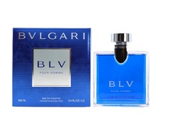 Bvlgari BLV Pour Homme New In Box 3.4oz Eau De Toilette Spray For Men New In Box