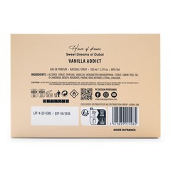 House of Dreams Sweet Dreams Vanilla Addict EDP –Creamy Vanilla Caramel Gourmand