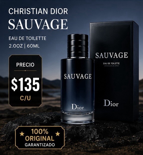 Dior Sauvage Eau de Toilette Spray, Regular Size 2.0 oz / 60 mL
