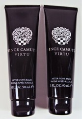 Vince Camuto Virtu for Men Two After Shave Balms 3.0 oz / 90 ml NEW