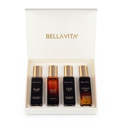 Bella Vita Luxury Unisex Eau De Parfum Gift Set 4 x 20ml for Men & Women