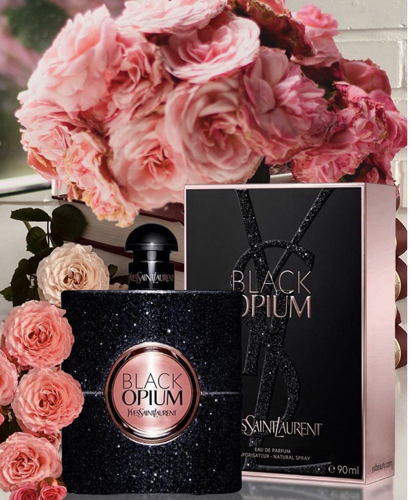 Yves Saint Laurent Black Opium Eau de Parfum Spray, Regular Size 90 ml