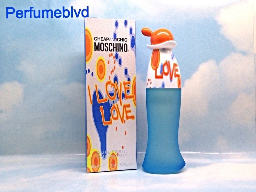 I LOVE LOVE MOSCHINO 3.4 FL.OZ 100 ML EAU DE TOILETTE SPRAY WOMEN NEW SEALED BOX
