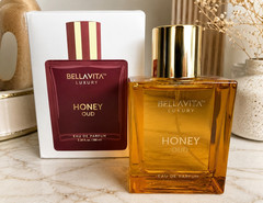 BellaVita Luxury Honey Oud Eau de Parfum Spray, 3.38 fl oz / 100 ml
