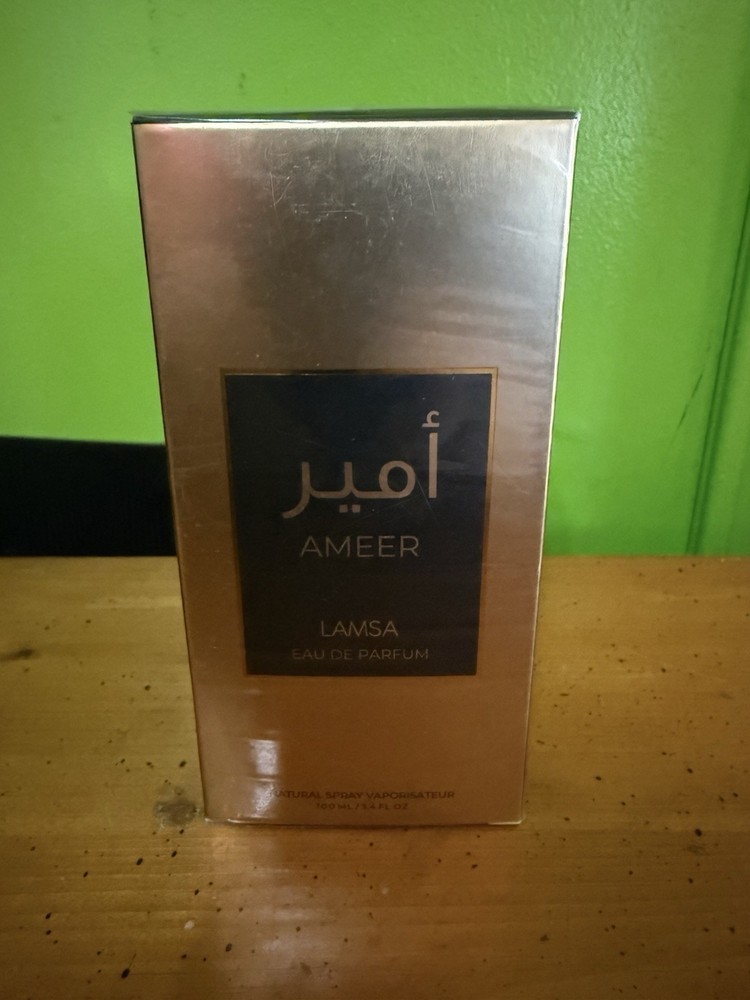 Lamsa Ameer Eau de Parfum Spray 100ml 3.4 fl oz MPN L-P01-2025 Fragrance