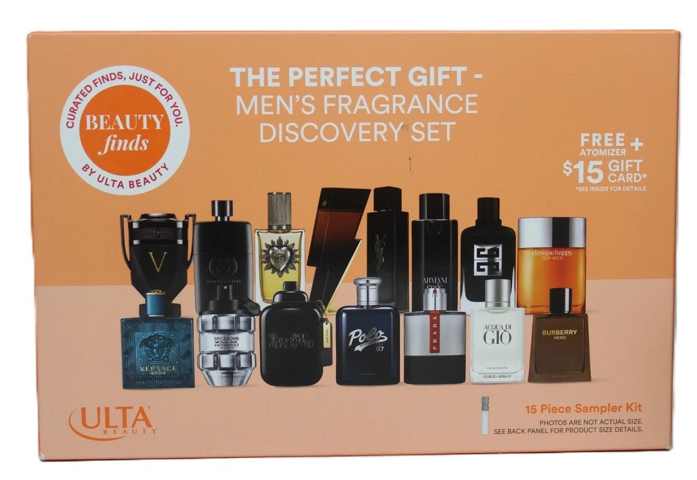 Ulta The Perfect Gift Men’s Fragrance Discovery Set + Atomizer & $15 Gift Card