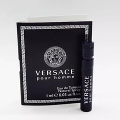 3X Versace Pour Homme EDT Eau De Toilette EDT Men’s Sample Spray 0.03oz / 1mL ea