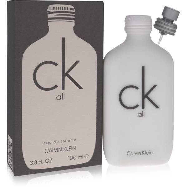 CK ALL 3.3 OZ EAU DE TOILETTE SPRAY NEW CALVIN KLEIN UNISEX PERFUME BENT BOX