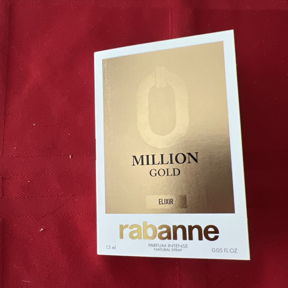 Rabanne One Million Gold Elixir Parfum Intense Sample 0.05 fl oz