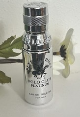 BEVERLY HILLS POLO CLUB “PLATINUM” EAU DE TOILETTE SPRAY Men 15ml 0.5 Oz