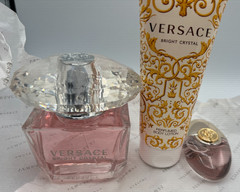 Versace Bright Crystal Women 3-Piece Gift Set for Women Red Pomegranate EDT NEW