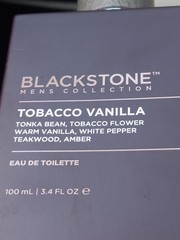 BLACKSTONE Tobacco Vanilla EDT Cologne Men’s Collection 100 ml/3.4 oz TF TobVnle