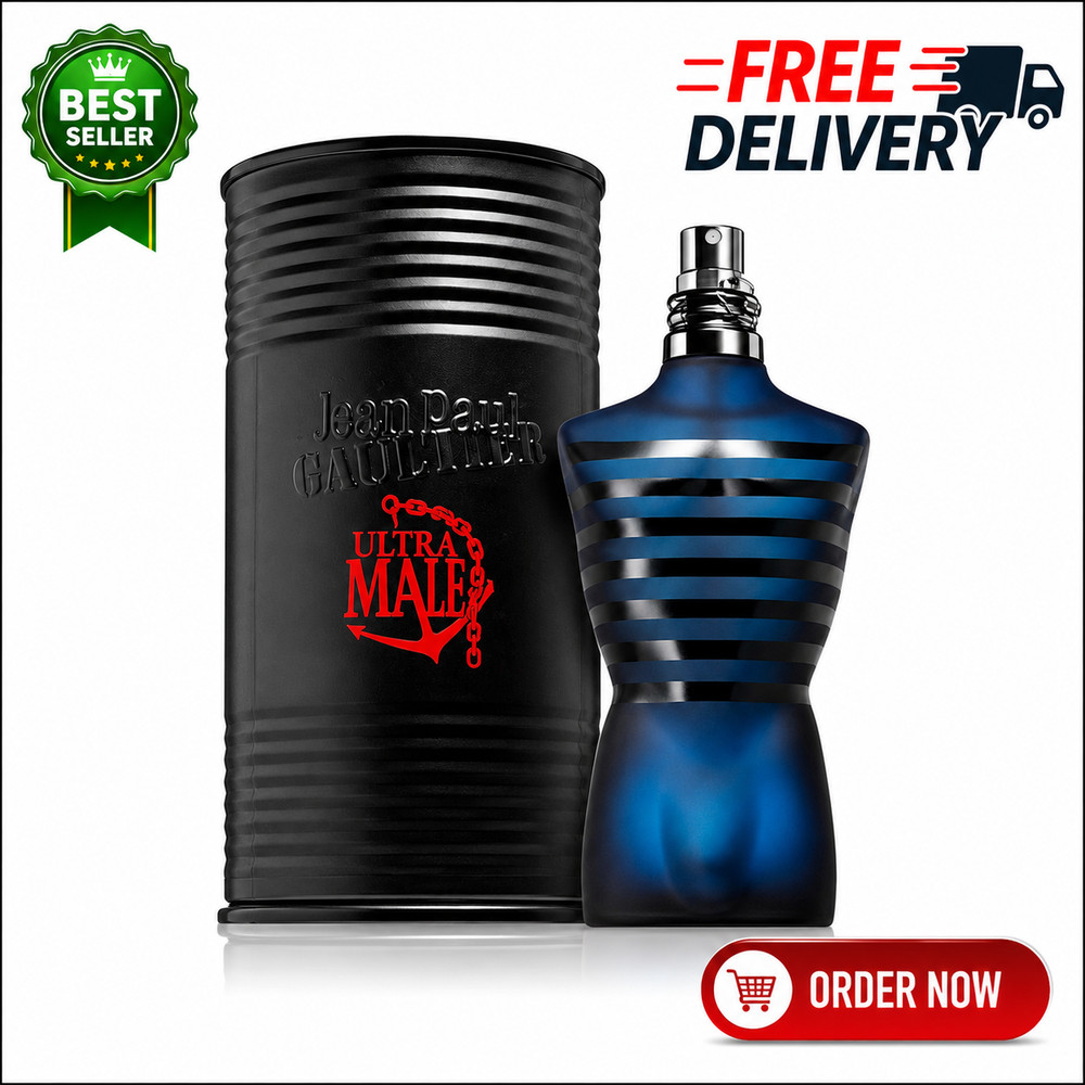Jean Paul Gaultier Ultra Male Eau de Toilette Intense 125ml Sealed in Can
