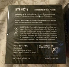 Cupids UNISEX Hypnosis 3.0 pheromone perfume spray Amber Vanilla Citrus Floral