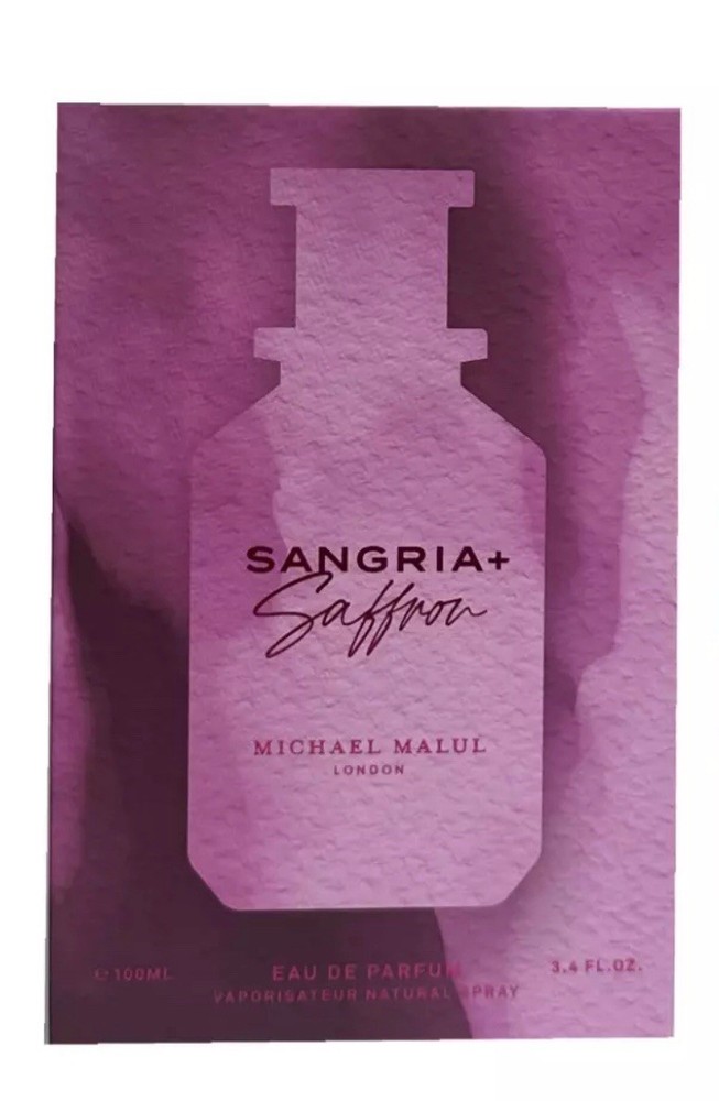 Sangria + Saffron 3.4 oz Eau de Parfum Spray By Michael Malul For Women