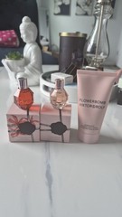 Viktor & Rolf Flowerbomb Mini EDP Spray & Body Lotion Gift Set Travel 0.25