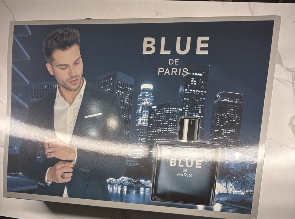 Blue de Paris Eau de Parfum Vaporisateur Spray After Shave for Men 5.1 fl oz Set