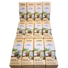 2 Personal Care Thai Coconut Roll-On Perfume Oil 0.33 oz Each