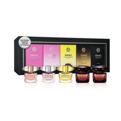 Versace Perfume for Women Gift Set –Mini Variety Splashes, 5 Piece 0.17 oz…