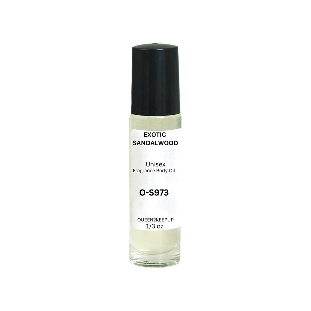 Exotic Sandalwood (Unisex) Body Oil 10 ml Fragrance Pure Uncut 1/3 oz Roll-On