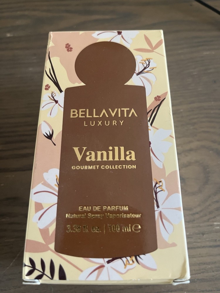 Bellavita Luxury Vanilla Eau de Parfum Spray 3.38 fl oz 100 ml Coconut Musk