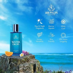 Water Drops Aquatic & Fresh Marine Fragrance EDP Perfume Long Lasting 125ml F/S