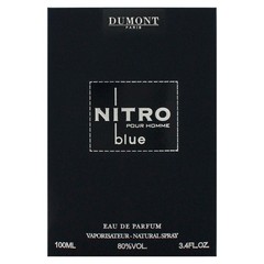 Nitro – Blue by Dumont for Men – 3.4 oz EDP Spray