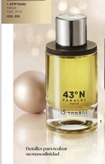Yanbal 43 N Paralel Parfum for Men – Perfume para Hombres *Sealed BX