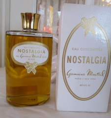 Vtg NOSTALGIA Eau Concentre Perfume Germaine Monteil 8 oz bottle in box