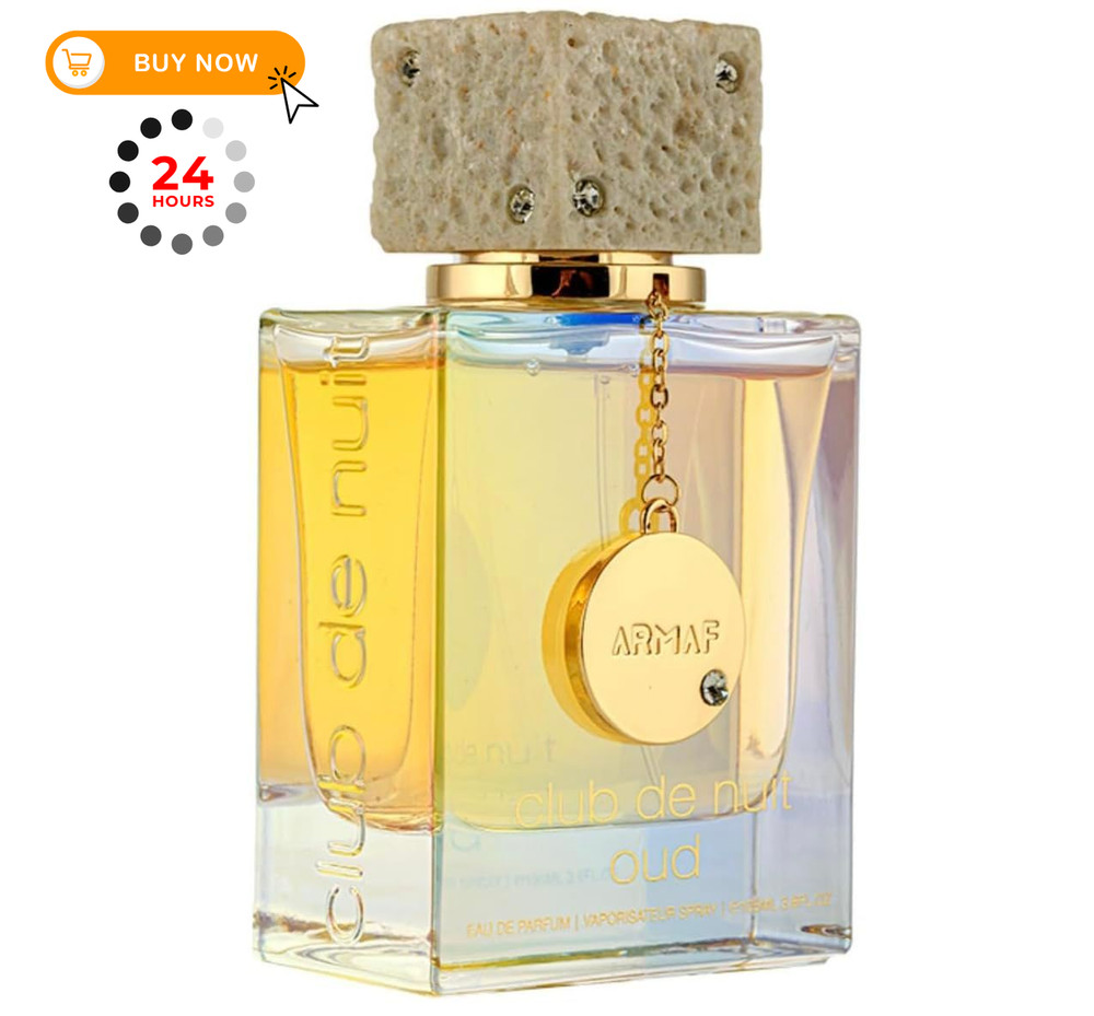 Armaf Club De Nuit Oud Eau de Parfum Spray for 3.6 Fl Oz (Pack of 1),
