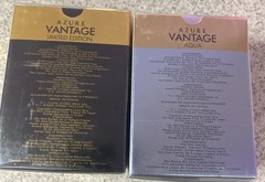Lot 2 Vantage & Azure Vantage Intense Spray Perfume Set for Men, 100 ml / 3.4 fl