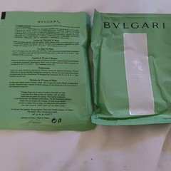 BVLGARI TEA BAG FOR BATH EAU PARFUMEE AU THE VERT FRANCE 2 NEW UNUSED PACKAGES