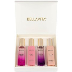 BellaVita Luxury Women’s Perfume Gift Set | 4x20ml | Notes of Floral, Sweet, Spi