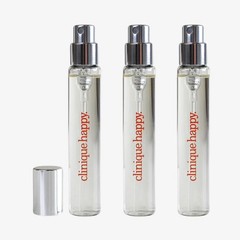 Lot of 3 Clinique Happy Perfume Travel Size Spray 0.17 oz/5 ml Mini Spray