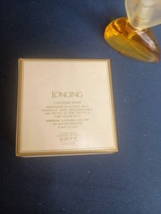 Vintage Coty Longing Cologne Spray 1 fl/oz, 29.5ml Bottle NOS With Original Box