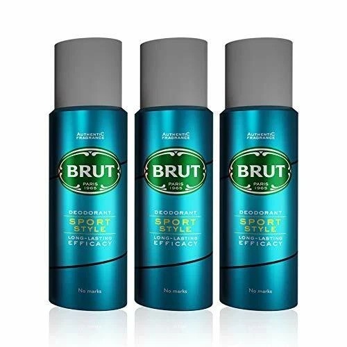 Brut Sport Style Deodorant For Men 200 Ml (Pack Of 3) Free Shipping m861